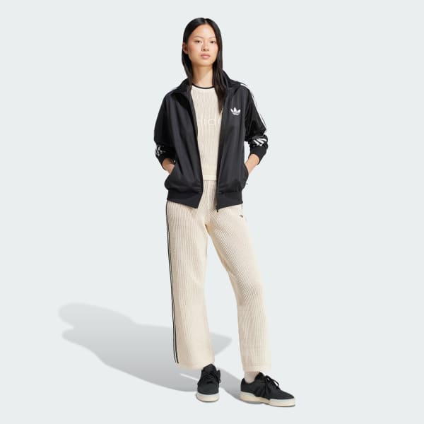 adidas プレミアム　クロシェ　カリ半袖シャツ　Vネックケーブルニットセット アディダス オリジナルス プレミアム クロシェ カリ半袖Tシャツ