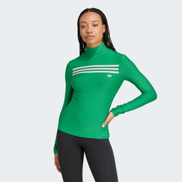 70s Long Sleeve 3 Stripes Long Sleeve Top