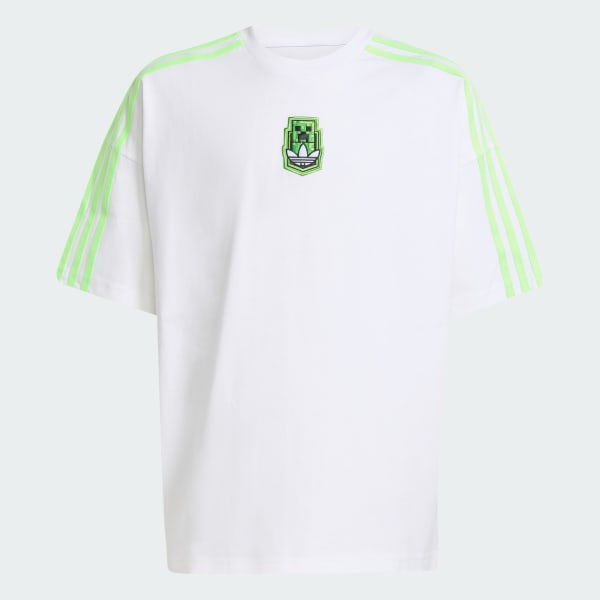 Blanco Camiseta adidas Originals x Minecraft Graphic (Niños)