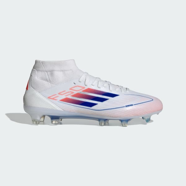 Branco Chuteira Cano Médio F50 Pro Campo