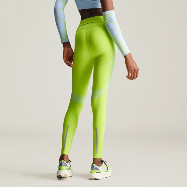 Yesil adidas by Stella McCartney TruePace Uzun Koşu Taytı
