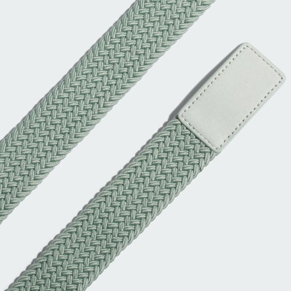 Green Braided Stretch Belt