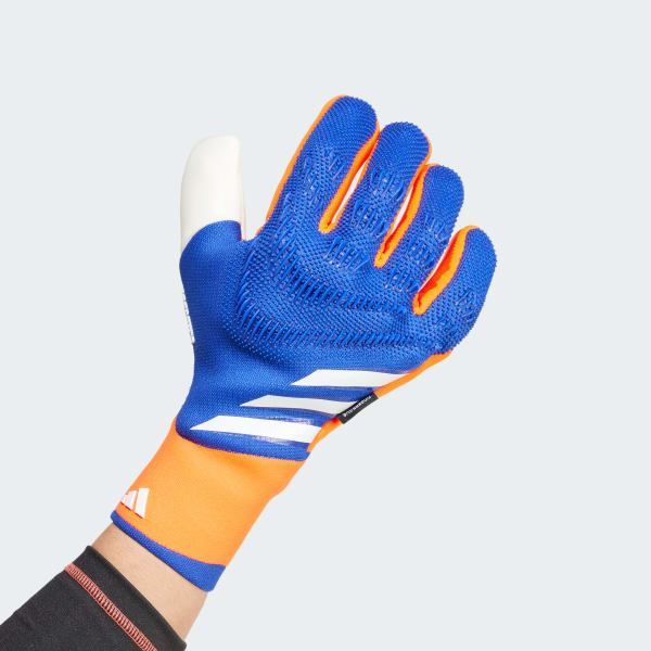 สีน้ำเงิน ถุงมือผู้รักษาประตู Predator Pro Fingersave