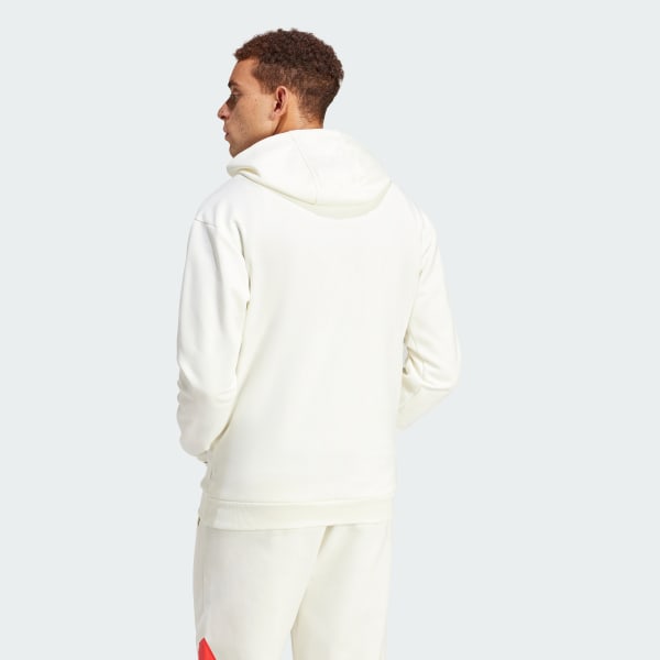 Blanco Buzo con Capucha Future Icons Badge of Sport