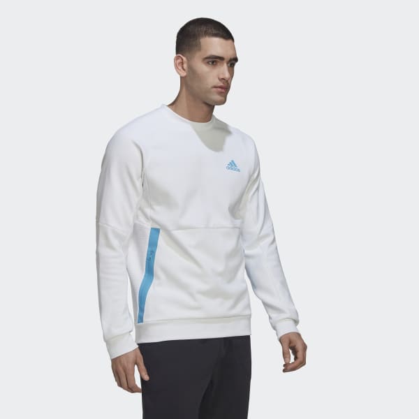 White Designed for Gameday Crew Sweatshirt TA705