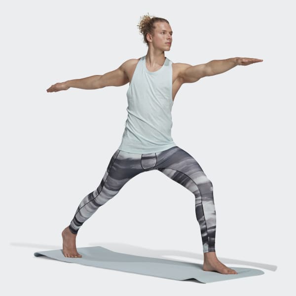 Flerfarget Allover Print Yoga Training Tights TW004