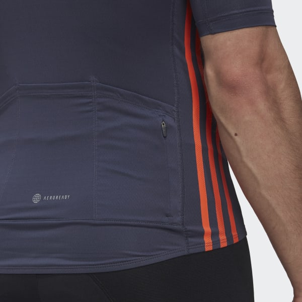 Azul Maillot - Polera de Ciclismo Manga Corta 03191