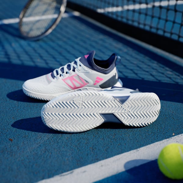 adidas Adizero Ubersonic 4.1 Tennis Shoes Blue Free Shipping with adiClub adidas US