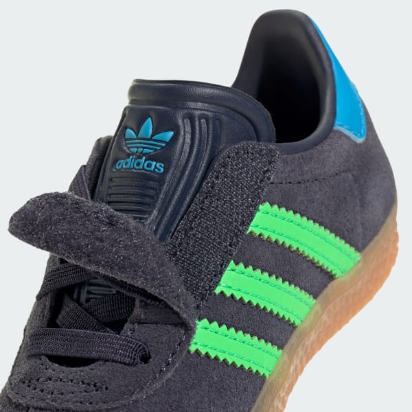 adidas Gazelle Comfort Closure Elastic Laces Shoes Kids - Blue
