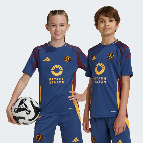 Μπλε AS Roma 24/25 Third Jersey Kids