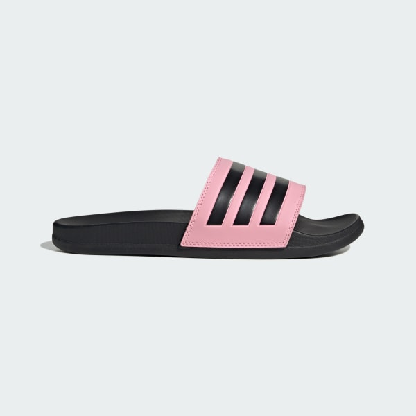 Adidas sandals women pink deals
