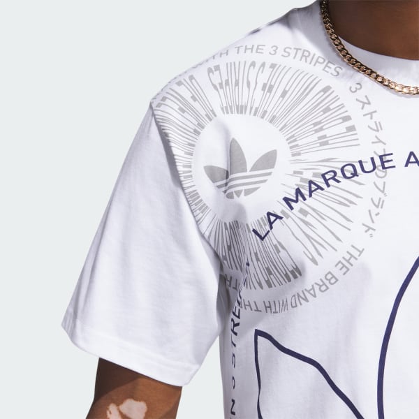 adidas Multi Logo Tee White adidas Philippines