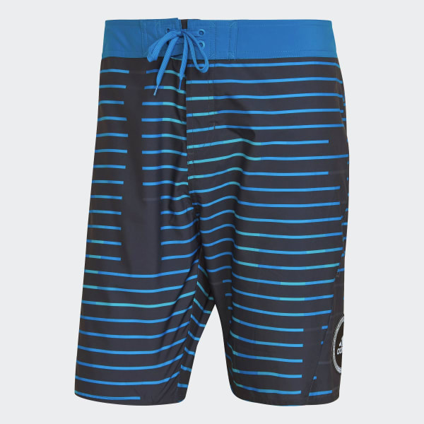 Bleu Boardshort Classic Length Melbourne Graphic BY420