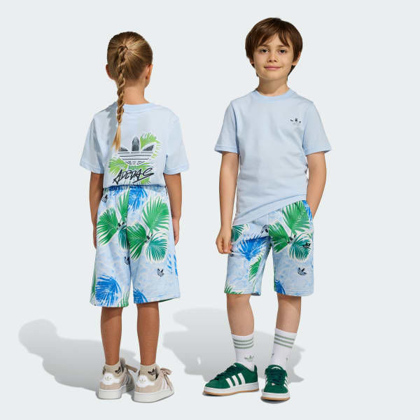 Blue AOP REGULAR SHORT TEE SET