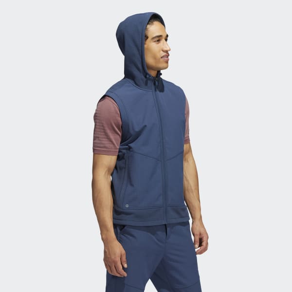 Blau Statement Full-Zip Hooded Weste