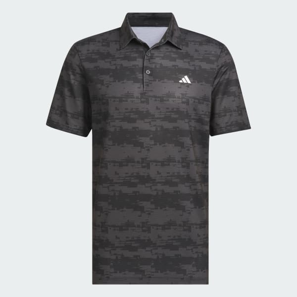 Grey Ultimate365 HEAT.RDY Stripe Polo Shirt