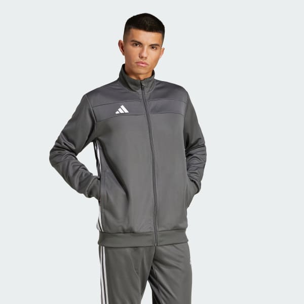 adidas Tiro 25 Essentials Training Jacket - Grey | Free adidas Tiro 25 Essentials Training Jacket - Grey | Free
