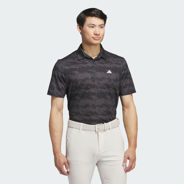Grey Ultimate365 HEAT.RDY Stripe Polo Shirt
