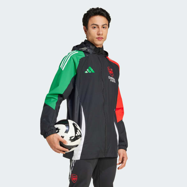 Sort Arsenal Tiro 24 All-Weather Jacket