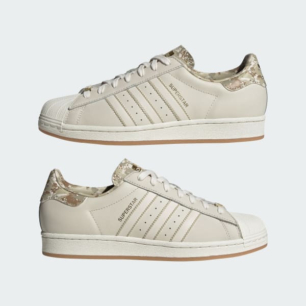Adidas superstar mujer beige hot sale