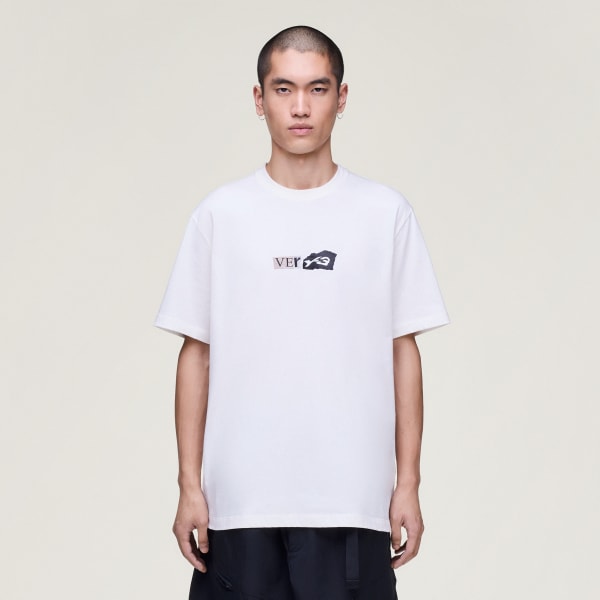 Wit Y-3 GFX T-SHIRT