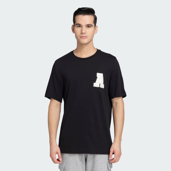 Black The Varsity Tee