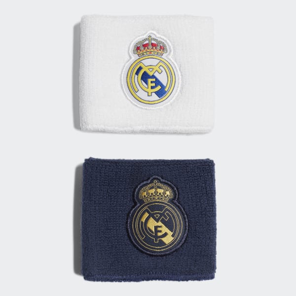 Adidas Real Madrid Wristbands Blue Adidas Uk