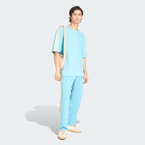 Blue ADICOLOR 3-STRIPES OVERSIZED TEE