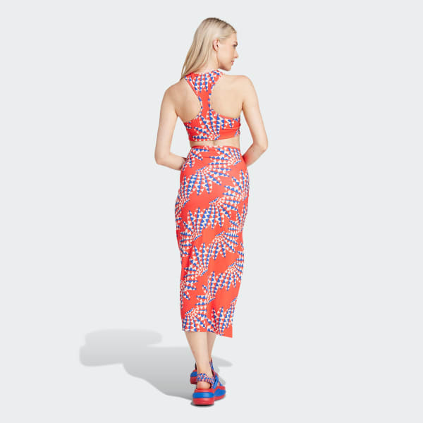 Πορτοκαλί adidas x FARM Rio Premium Dress