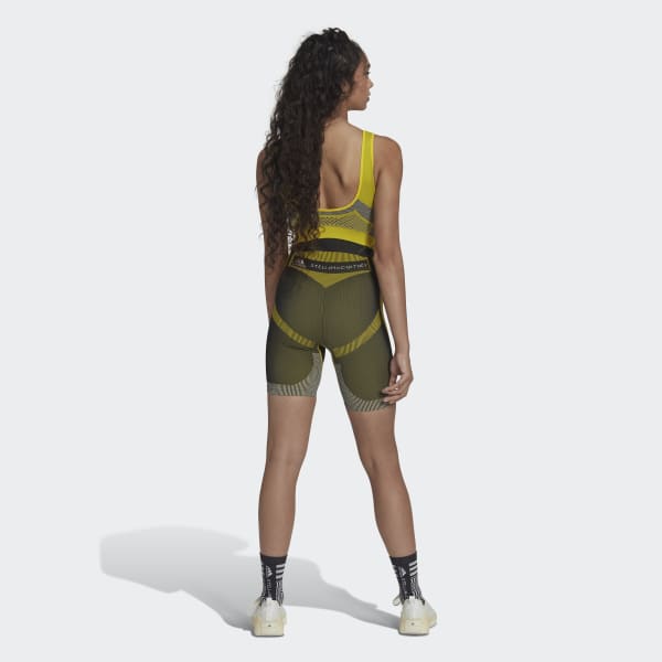 Sarı adidas by Stella McCartney TrueStrength Seamless Training All-in-One Tulum DVI74