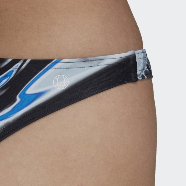 Preto Parte de Baixo de Biquíni Hero Positivisea