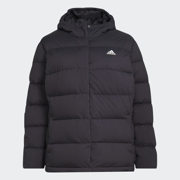Wit Helionic Donsjack met Capuchon (Grote Maat)