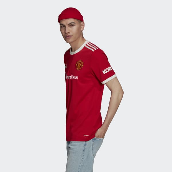 Rojo Camiseta primera equipación Manchester United 21/22 KMI63