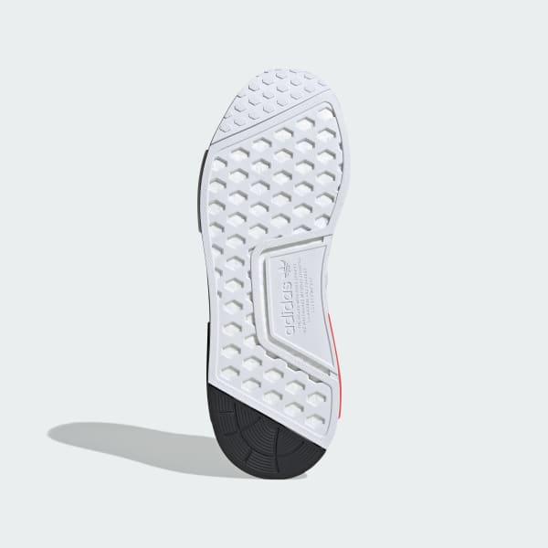Hvit NMD_R1 Sko