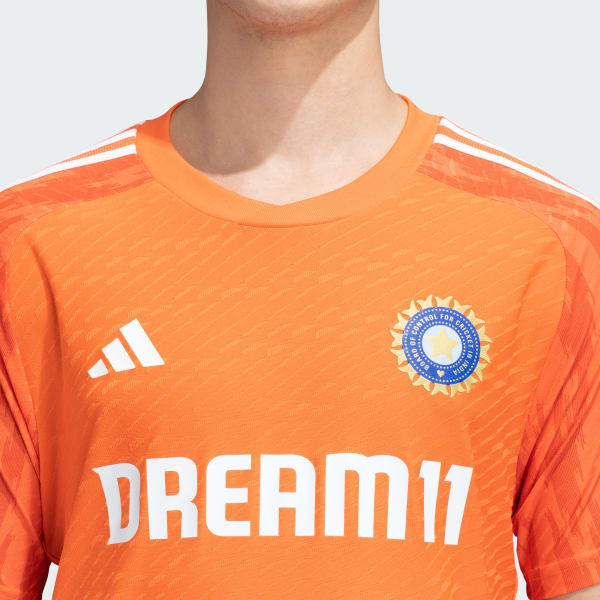 adidas INDIA CRICKET TRAINING JERSEY Orange adidas India