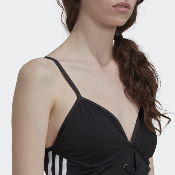 Noir Robe à bretelles et lacets Always Original D9253