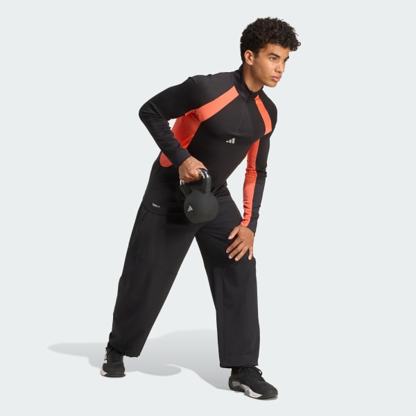 cierna Funkčné oblečenie Tech Apparel 1/4 Zip