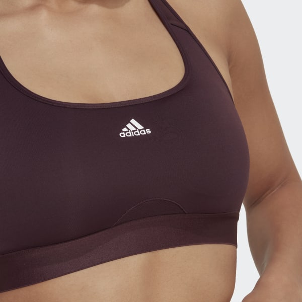 Buy Women's Adidas Women Powerreact Training Medium-Support 3-Stripes Sports  Bra with Removable Pads, OE Online