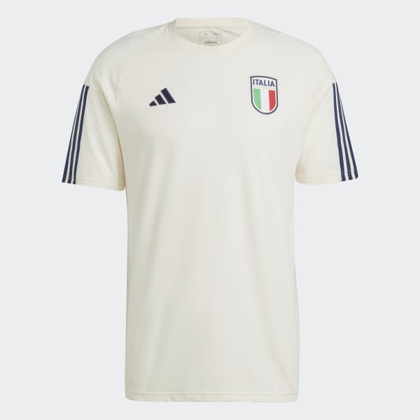 Wit Italië Tiro 23 Katoenen T-shirt