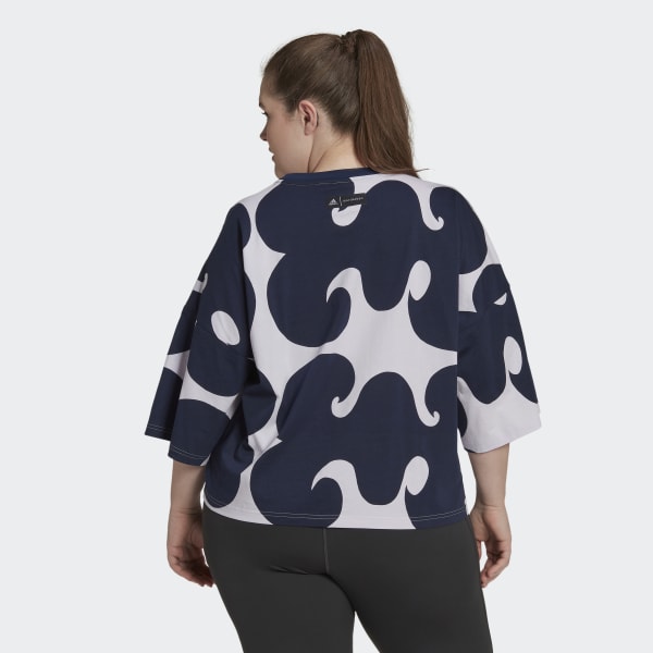 Lila Marimekko T-Shirt – Große Größen L4583
