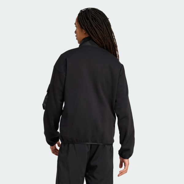 Black City Tech Utility Half-Zip Sweatshirt
