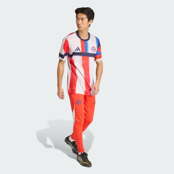 Blauw FC Bayern München SS26 Pre-Match Voetbalshirt