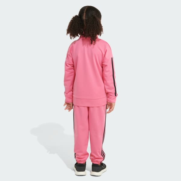 adidas Tricot US | adidas Essential - Set Two-Piece Pink | Sleeve Kids\' Long Training