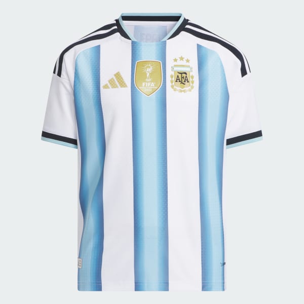 Camiseta Selección Argentina 26 de local versión jugador para Niños