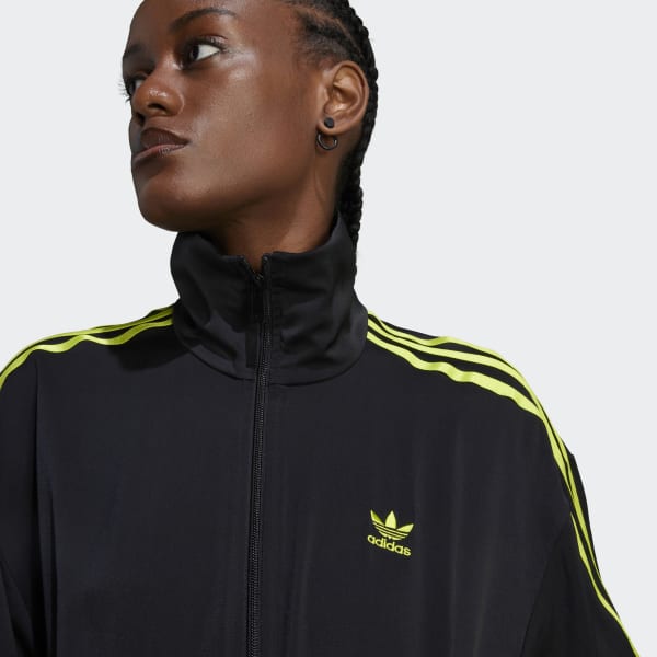 Jaqueta Satin Firebird Preto adidas adidas Brasil