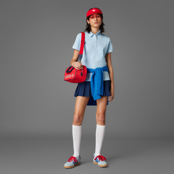 Blue Originals Twistknit Trefoil Polo Shirt