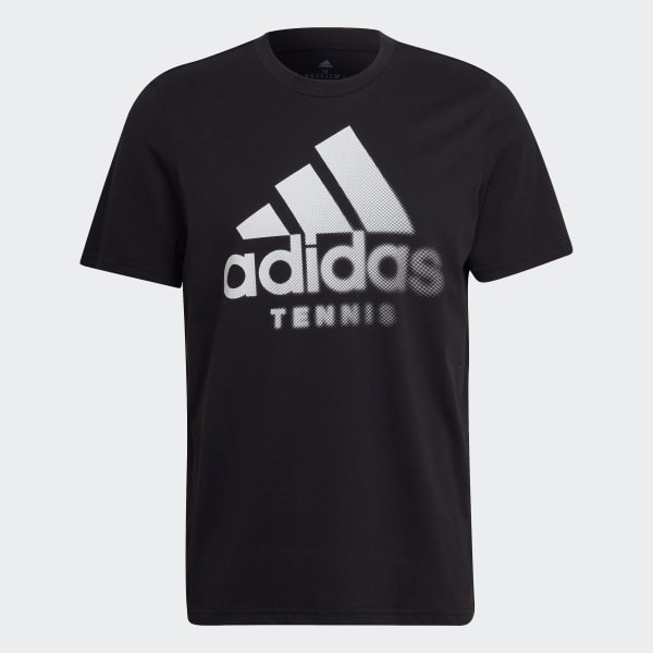 Black Tennis AEROREADY Graphic T-Shirt LA124
