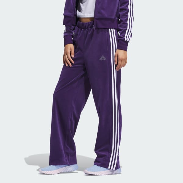 Black and purple adidas pants deals