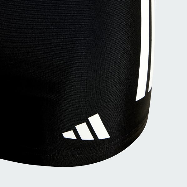 Noir Boxer de natation 3 bandes Enfants