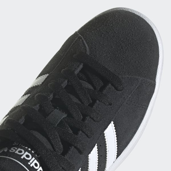Adidas black and white suede hotsell